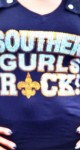 Southern Gurls Rock Logo VNeck Tee