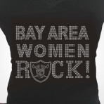 Bay Area Women Rock! V-Neck (Oak)