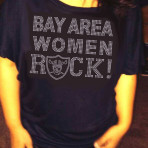 Bay Area Women Rock (Oakland) Half Shoulder Top(Slouchy)